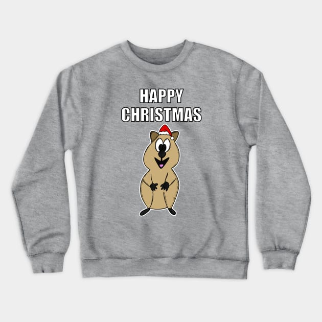 Australian Christmas 2020 Quokka Funny Crewneck Sweatshirt by doodlerob